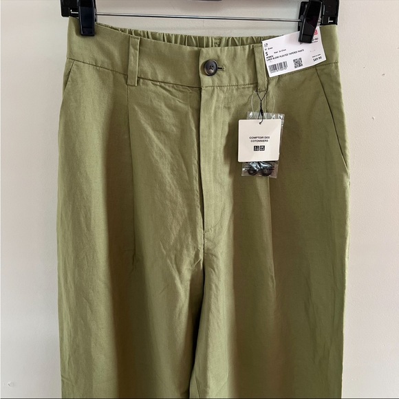 Uniqlo Linen Blend Pleated Tapered Pants - Picture 11 of 15
